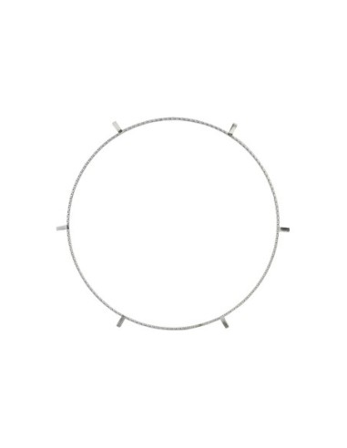 16 Lowrider Square Twisted Wheel Trim Chrome.